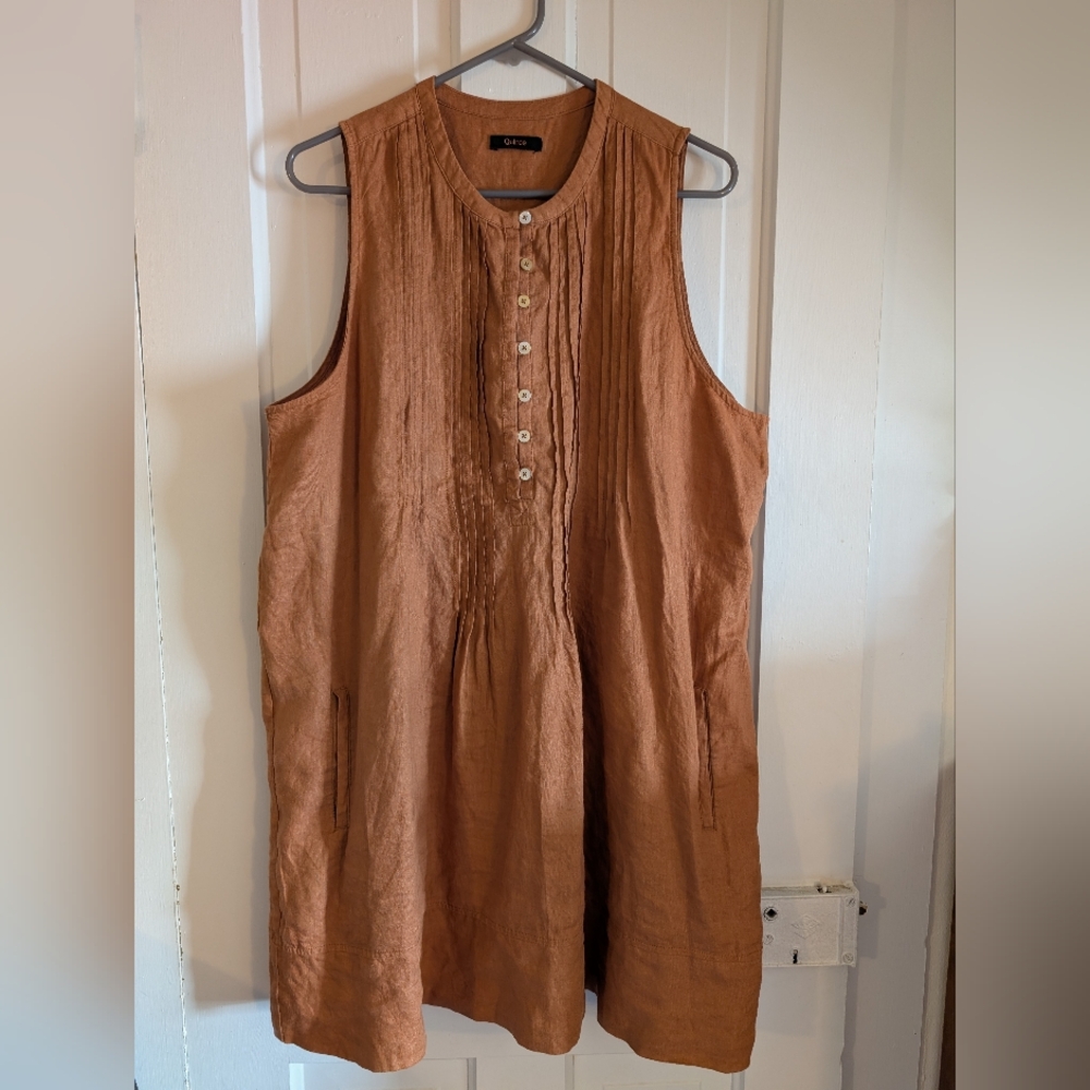 Quince European Linen Dress